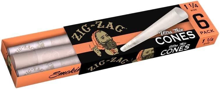 Version 1.0.0 Zig-Zag Ultra Thin Pre-Rolled Cones - Image 3