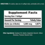 Nature's Bounty Biotin Softgels - Image 3