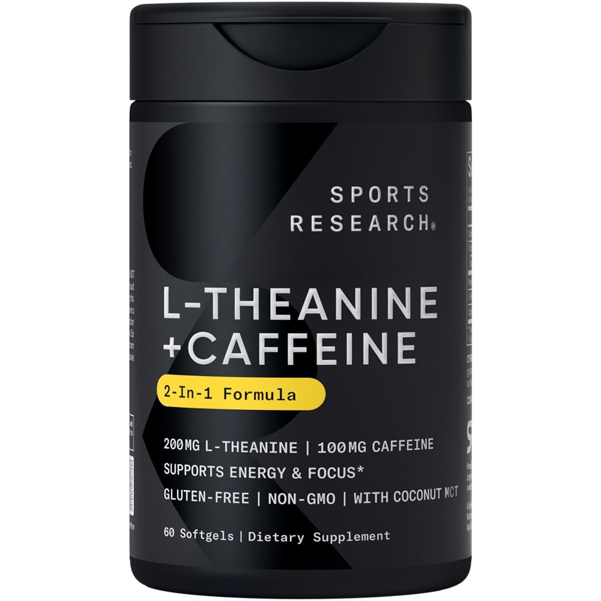 Version 1.0.0 L-Theanine Caffeine Softgels - Image 1
