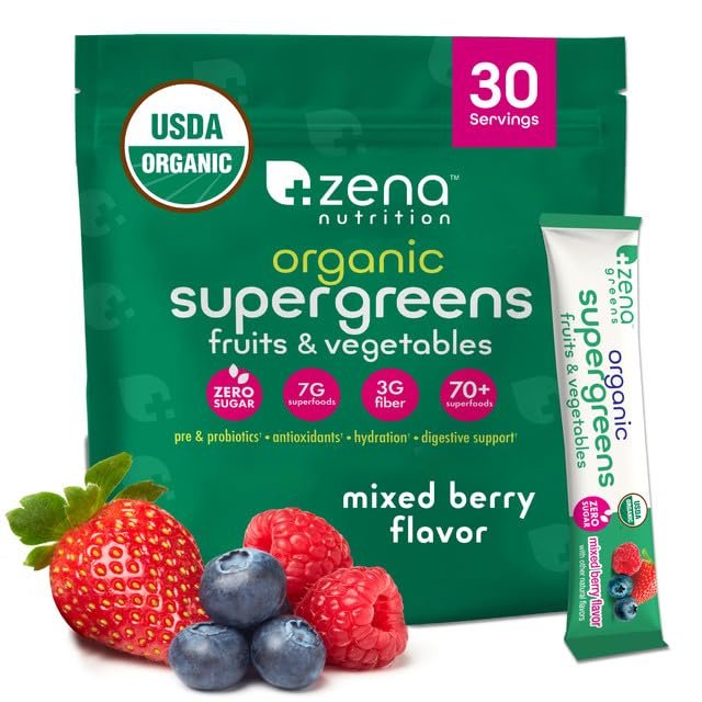 Version 1.0.0 Zena Nutrition Super Greens Powder - Image 1