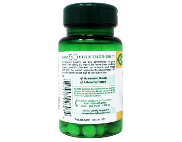 Nature's Bounty Chromium Tablets - Image 4