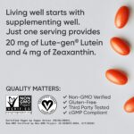 Lutein + Zeaxanthin Softgels - Image 4