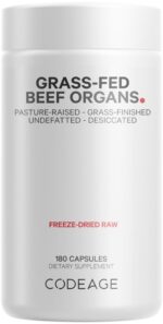 Codeage Grass-Fed Beef Organ Supplement