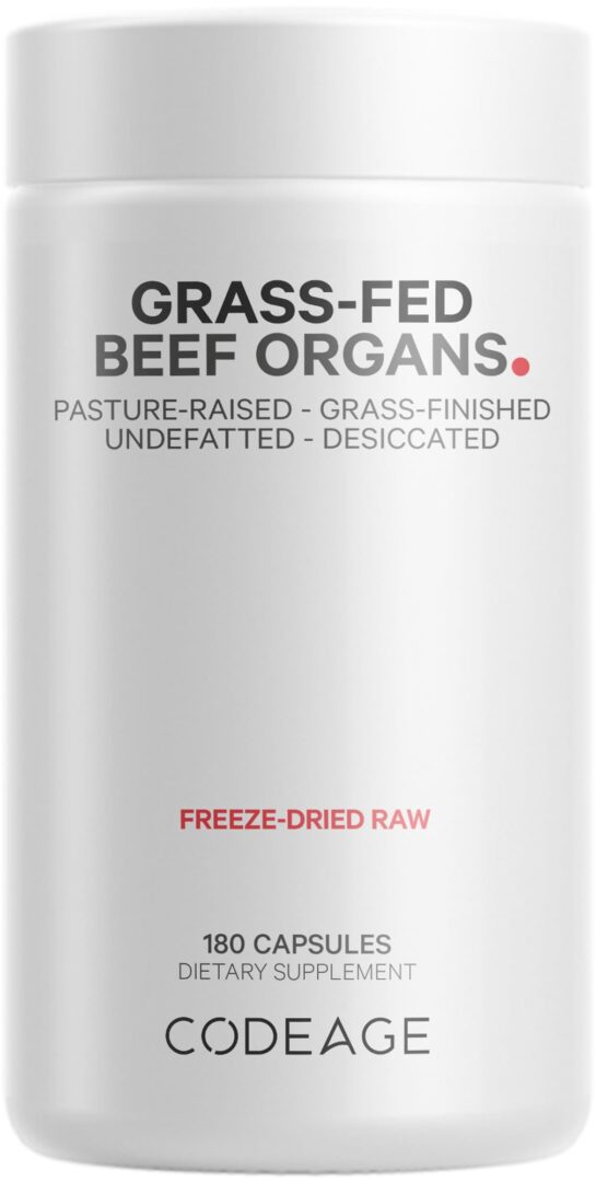 Version 1.0.0 Codeage Grass-Fed Beef Organ Supplement - Image 1