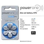 Power One 675P Hearing Aid Batteries - Image 3