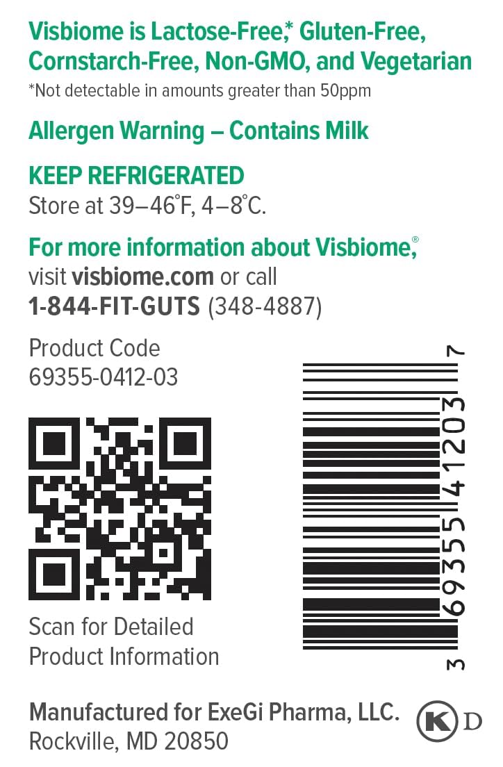 Version 1.0.0 Visbiome Probiotic 180 Capsules - Image 9