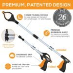 EZPIK Reacher Grabber Tool - Magnetic, Compact - Image 5