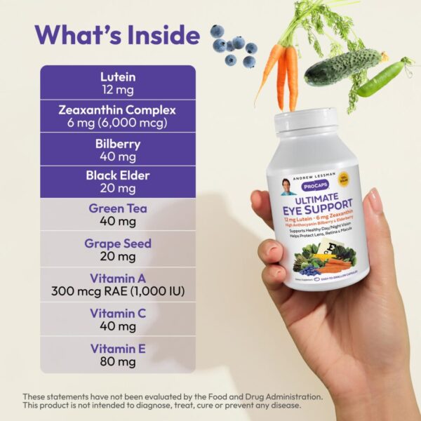 Andrew Lessman Eye Support Softgels - Image 3