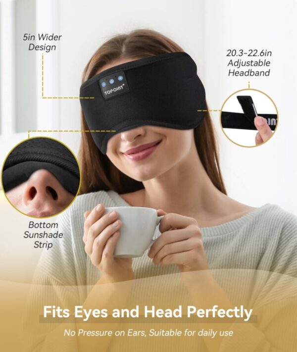 TOPOINT Bluetooth Sleep Mask - Image 3