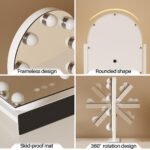 ZELing Makeup Mirror with Lights - Image 5