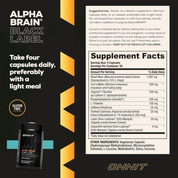 ONNIT Black Label Brain Supplement - Image 3