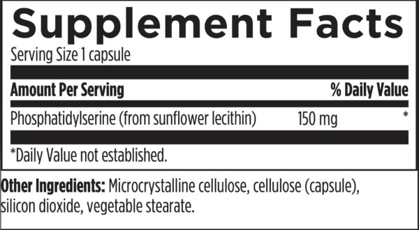 PS 150 Phosphatidylserine Capsules - Image 5