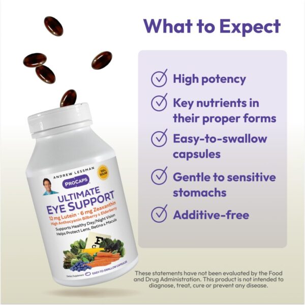 Andrew Lessman Eye Support Softgels - Image 4