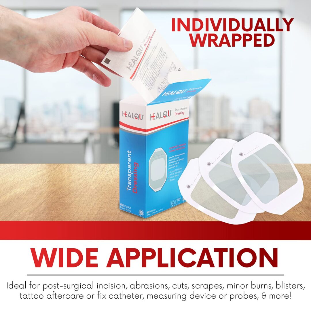 Version 1.0.0 Healqu Waterproof Film Dressing - Image 2