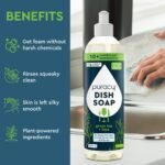 Puracy Green Tea & Lime Dish Soap - Image 2