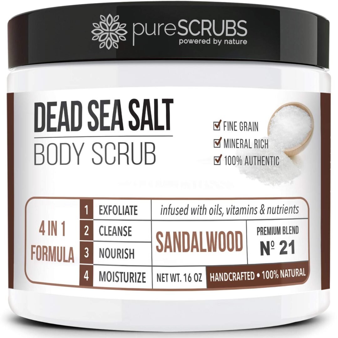 Version 1.0.0 Premium Sandalwood Body Scrub Set - Image 1