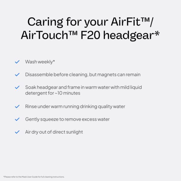 ResMed F20 Headgear - Image 4