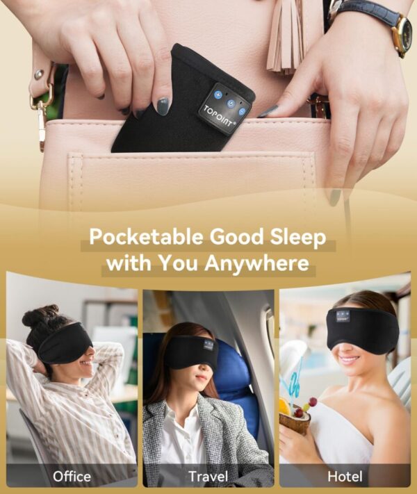 TOPOINT Bluetooth Sleep Mask - Image 8