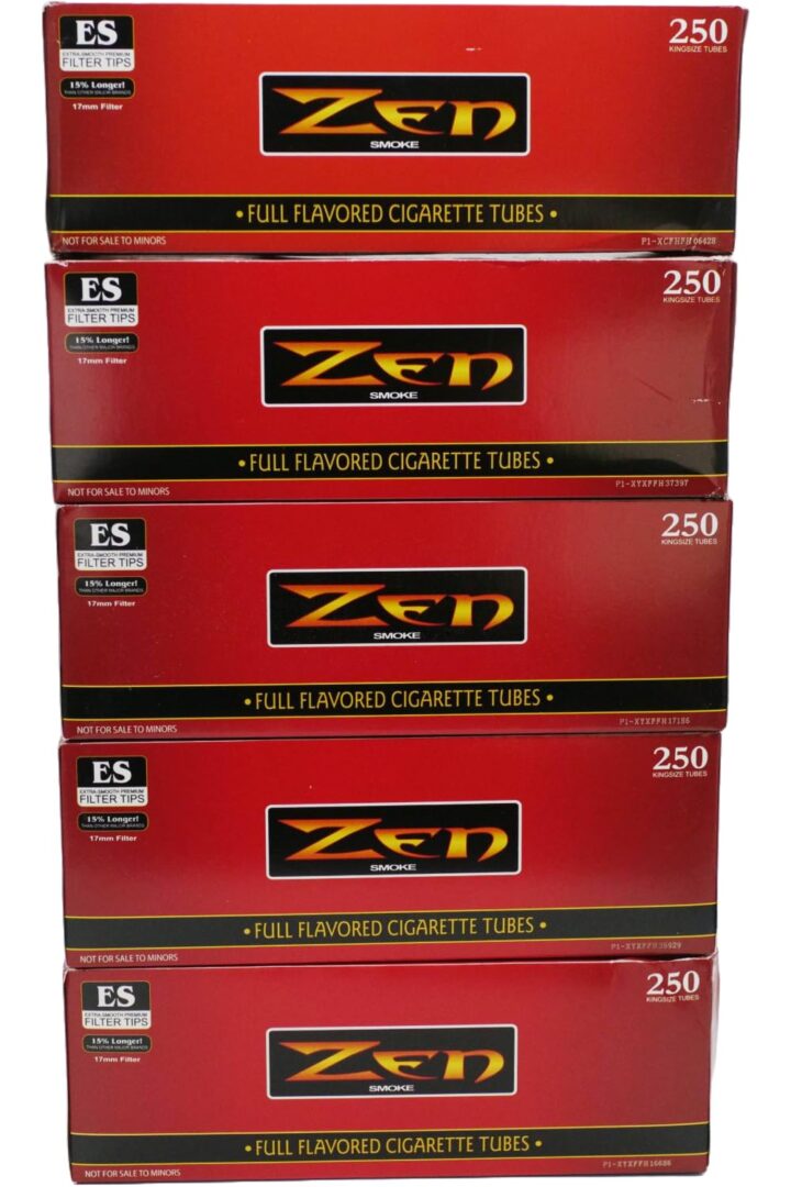 Version 1.0.0 ZEN Cigarette Tubes - 5 Boxes - Image 1