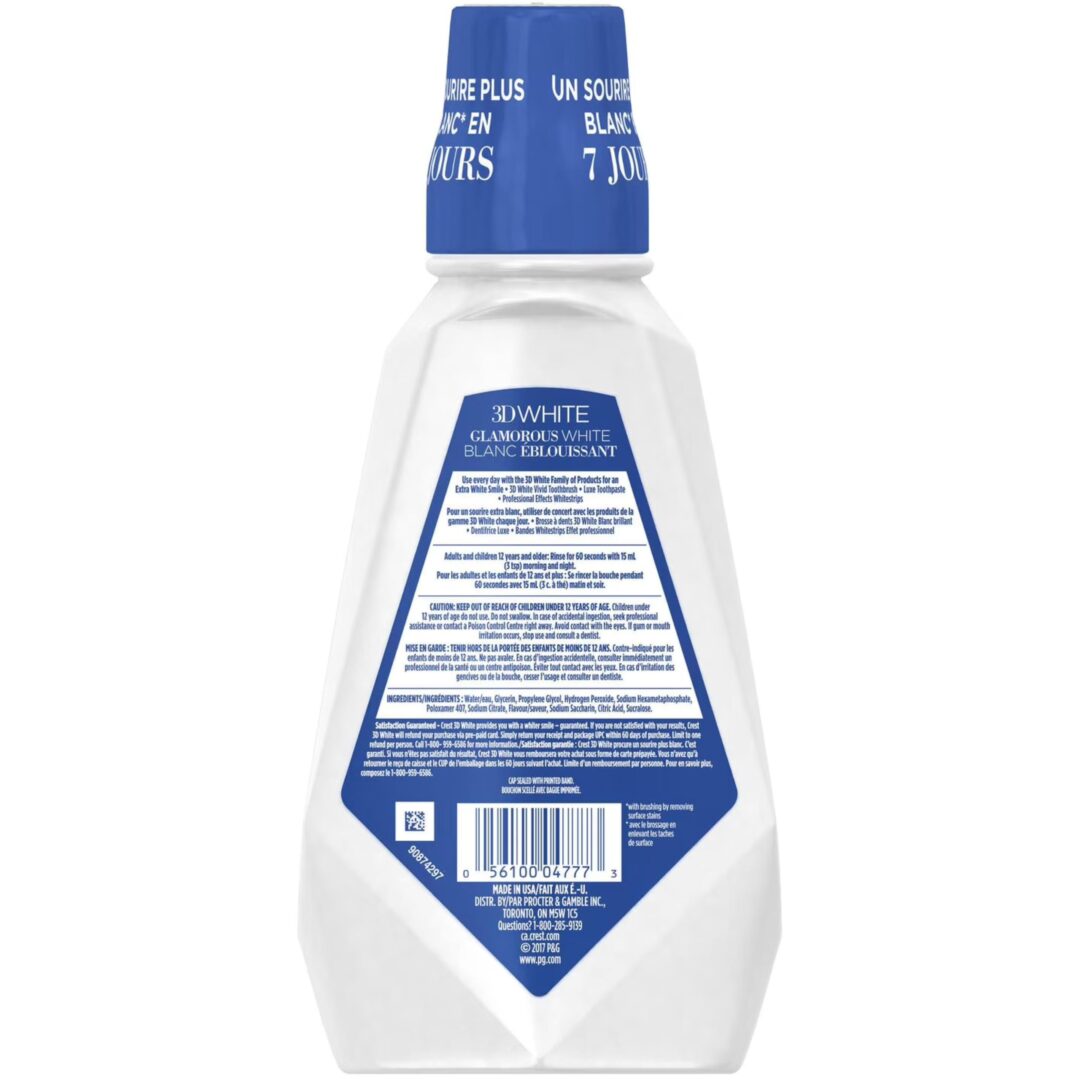 Version 1.0.0 Crest 3D White Whitening Rinse - Image 4