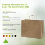 Prime Line Packaging Kraft Gift Bags - Image 2