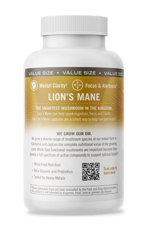 OM Lion's Mane Mushroom Capsules - Image 9