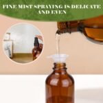 24 Amber Glass Spray Bottles Set - Image 6