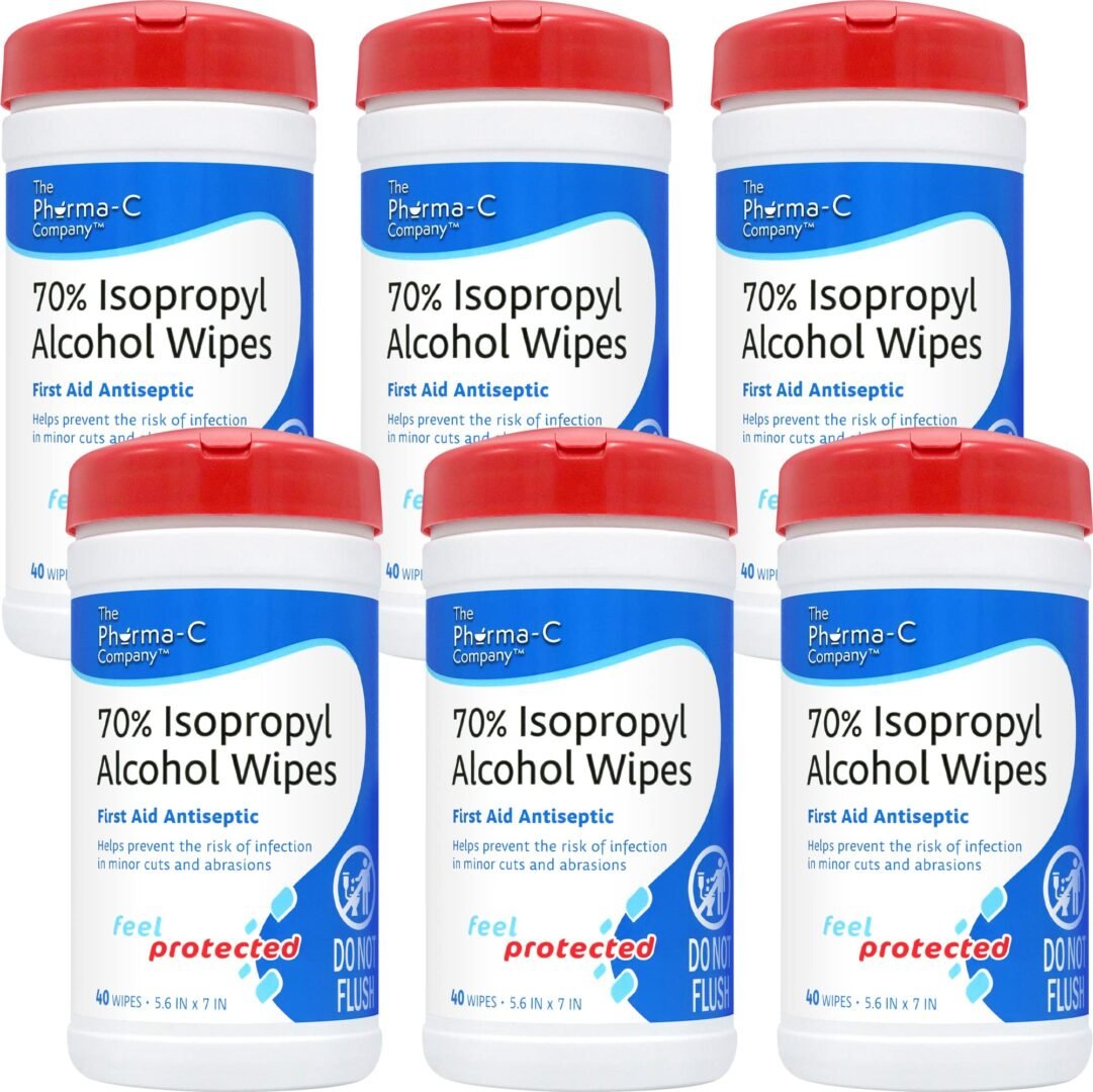 Version 1.0.0 70% Isopropyl Alcohol Wipes - Bulk First Aid Cleaner - Image 1