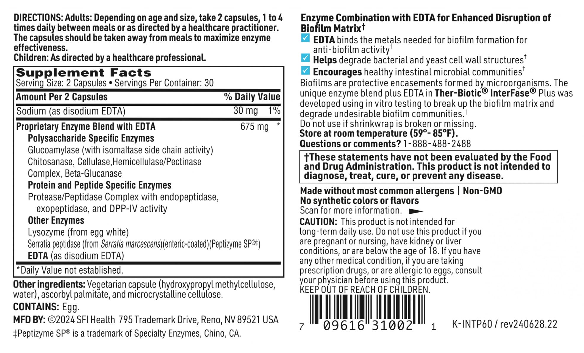 Version 1.0.0 Klaire Labs Interfase Plus Enzyme - Image 6