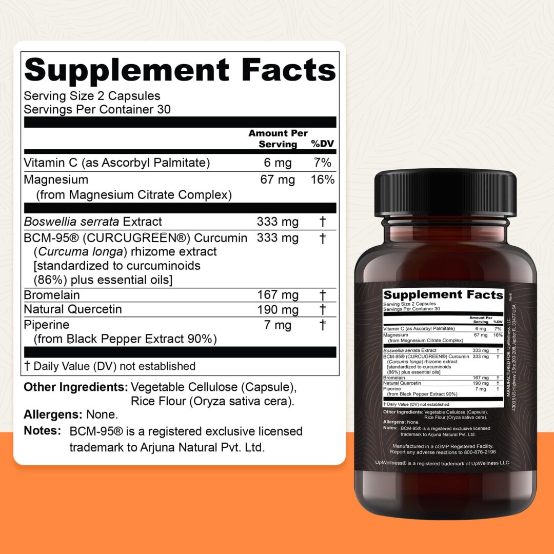 Version 1.0.0 UpWellness Joint Support Supplement - Image 2