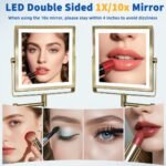 Ruacq Makeup Mirror with Lights - Image 5