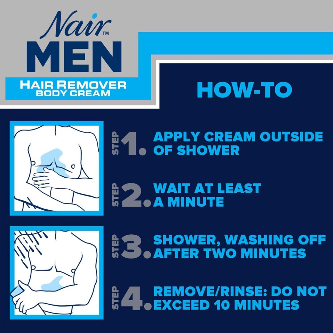 Version 1.0.0 Nair Men Body Hair Removal Cream - Image 4