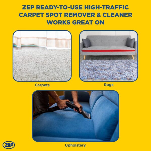 Zep Carpet Cleaner - Deep Stain Removal - Image 5