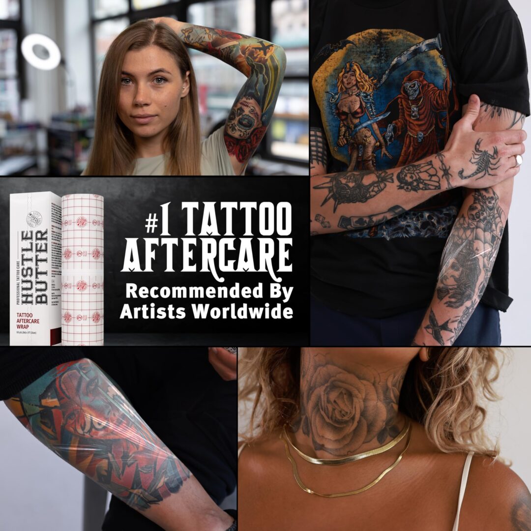 Version 1.0.0 Hustle Butter Tattoo Wrap - Image 5