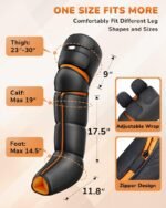 JZBRAIN Leg Massager: Compression & Heat - Image 4