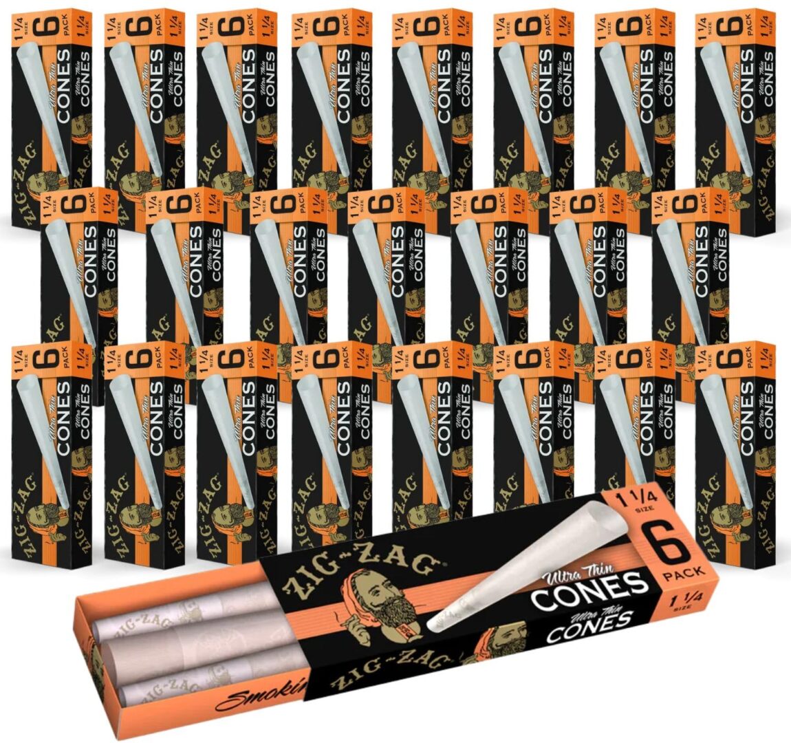 Version 1.0.0 Zig-Zag Ultra Thin Pre-Rolled Cones - Image 2